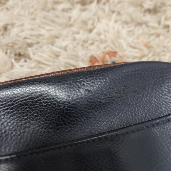 Vintage 90s Liz Claiborne Faux Leather Purse Bag Mini 1990s Preppy Academia Y2K - Picture 10 of 14